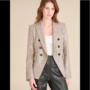 Veronica Beard Sequined Miller Dickey Jacket